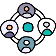 Cartoon of group of people