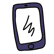 Cartoon mobile phone