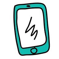 Cartoon mobile phone